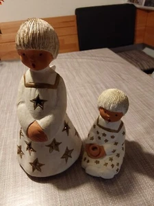 2 Engel, Putten, Weihnachten, Dekofiguren - Bild 1 von 4