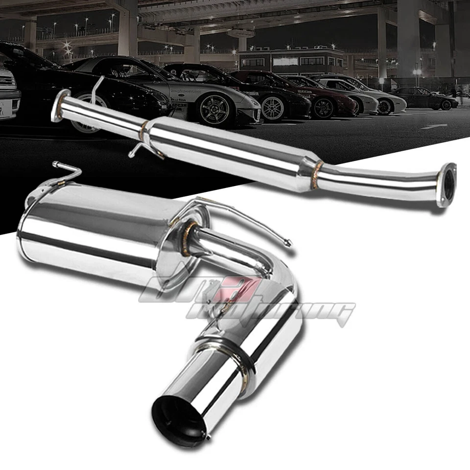 SISTEMA CATBACK ESCAPE ACERO INOXIDABLE PUNTA SILENCIADOR 3.5" PARA MAZDA MIATA MX5 90-97 Foto 1 de 1