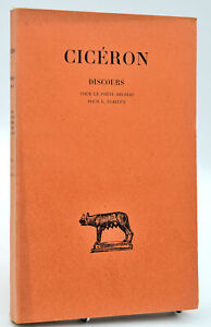 CICERON - DISCOURS pour ARCHIAS et L. FLACCUS. Belles Lettres -Bilingue Latin