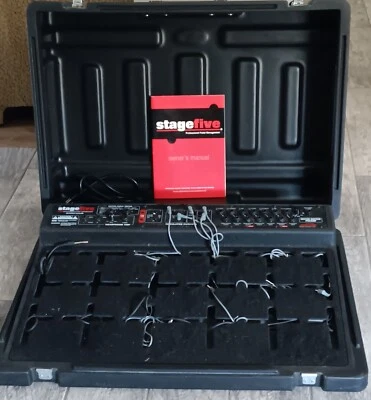 SKB STAGE FIVE PRO PEDAL BOARD PREAMP 115/230V 1A 50WAmp - SKB PS-55 - Image 1 of 3