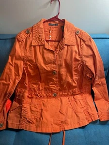 Chaqueta ceñida naranja Liz Claiborne Plus para mujer talla 2X - Imagen 1 de 8