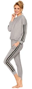 Schwarzer, langer PIGEON-Pyjama - Bild 1 von 3