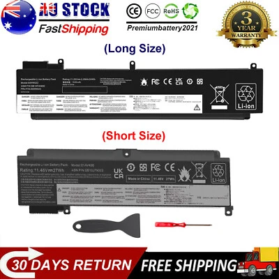 For Lenovo ThinkPad T460s T470s 01AV405 00HW022 00HW023 00HW024 00HW025 Battery - image 1 of 4