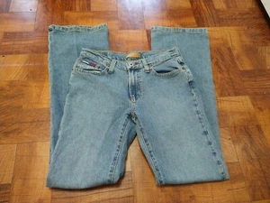 Vintage 90er Y2K Tommy Blue Jeans Tommy Hilfiger Wide Leg Damen Gr. 5 - Bild 1 von 9