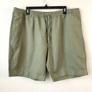 Rodd & Gunn 9" Short Mens Size 3XL Green Relaxed Linen & Cotton - Picture 1 of 9