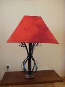 * Design Ziegenleder Stehlampe Lederlampe Leder Leuchte - Bild 1 von 1