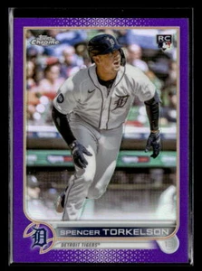 2022 Topps Chrome Update #USC100 Spencer Torkelson Purple Refractor - Bild 1 von 2