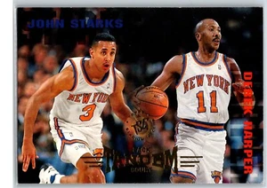 1994-95 Topps Stadium Club Derek Harper/John Starks NY Knicks #226 - Picture 1 of 2
