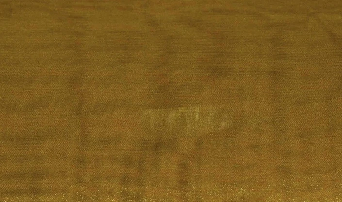 Oro Oscuro Cristal Organza Transparente Organza Poliéster 58" Ancho Foto 1 de 1