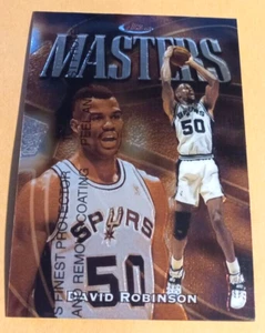 Topps Finest Masters 1997-98 David Robinson #203 - Spurs - Imagen 1 de 2