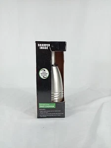 NEW - Sharper Image Stainless Steel Easy Chopper-Rotational blade chops easily - Picture 1 of 6