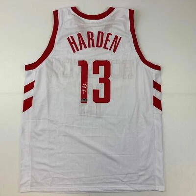 Camiseta deportiva facsímil autografiada James Harden Houston roja reimpresión talla XL para hombre Foto 1 de 4