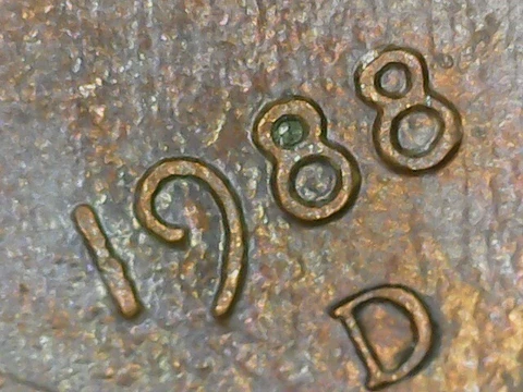 1988 D Flared G Variety ERROR FS -901, RB Cover