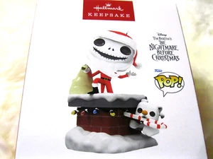 2023 Hallmark JACK SKELLINGTON AND ZERO FUNKO POP FR DISNEY/TIM BURTON'S MOVIE - Picture 1 of 1