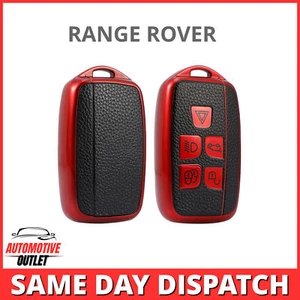 Funda De Llave Remota Roja Para Range Rover Land Rover Sport Evoque Jaguar XF - Imagen 1 de 6