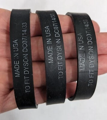 3  DYSON DC-04, DC-07, DC-14,  CLUTCH TO BRUSHROLL BELT-FLAT, 10-3106-06 - Image 1 of 2