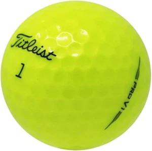 Titleist Pro V1 Yellow Used Golf Balls, 2019, Good Condition, AAA Quality - Picture 1 of 8