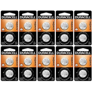 20 2032 Duracell Coin Cell Batteries - Lithium 3V - (CR2032, DL2032, ECR2032) - Picture 1 of 1