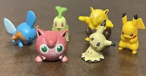 6 Pokemon Nintendo Tomy Vintage ? Figuren - Mudkip Chikorita Mimikyu Pikachu ++ - Bild 1 von 23
