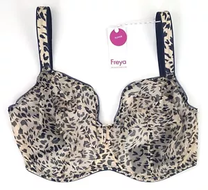 FREYA Bügel-BH Animal Print UK 30K EU 65O US 30O AU 8K Neu mit Etikett - Bild 1 von 6