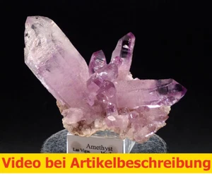 8413 Amethyst Inclusion ca 7x5x8 cm Las Vigas Mexico MOVIE - Bild 1 von 8