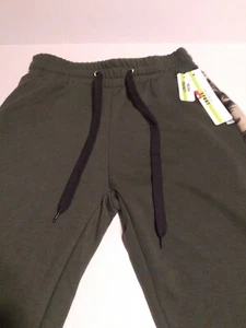 Nicole Miller Sport Joggers,dark green ,sz S, media pocket, camo striped legs - Picture 1 of 6