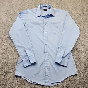 YVES SAINT LAURENT Boys Shirt Blue Long Sleeve 20Y Single Needle Tailoring - Picture 1 of 9