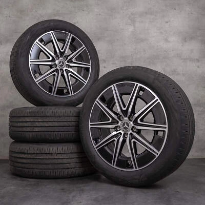 Mercedes AMG EQA EQB Felgen 19 Zoll H243 X243 Sommerräder A2434012000 schwarz - Bild 1 von 4