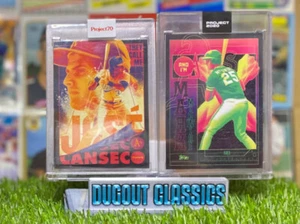 Topps Project 2020 und Project 70 Mark McGwire und Jose Canseco von Matt Taylor - Bild 1 von 1