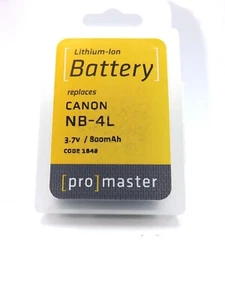 Promaster Battery Canon NB-4L #1848 - Picture 1 of 2