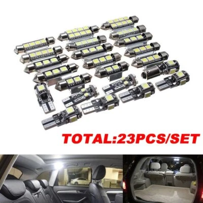 23x Canbus LED Car Interior Inside Light Dome Trunk Map License Plate Lamp Bulb - Image 1 of 4
