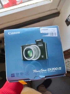 Canon PowerShot SX200 IS - Fotocamera Digitale - Nera - set completo - Imagen 1 de 12