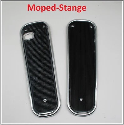 SET Trittbrett Trittbretter mit Gummi  passend für Simson Schwalbe KR51/1 KR51/2 - Bild 1 von 2