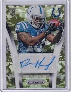 2014 Panini Prizm Camo Prizms 192/200 Donte Moncrief #AR-DM Rookie Auto RC