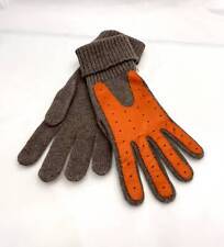 Alpo 1910 knitted leather gloves for women