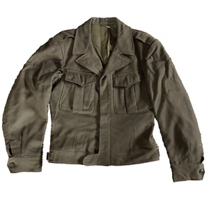 WWII Field Jacket IKE Shapiro Wool Military OD 1944 Army 1944 Vintage WW2 VNT - Picture 1 of 20