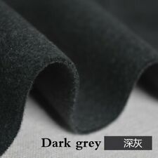 Faux Wool Fabric 1.33mm Thickness Plain for Suit Coat Hat 100*150CM Costume
