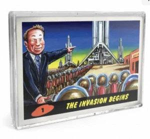2021 Topps Mars Attacks: Invasion 2026 -10 Card Set Elon Musk SpaceX Tesla - Picture 1 of 10