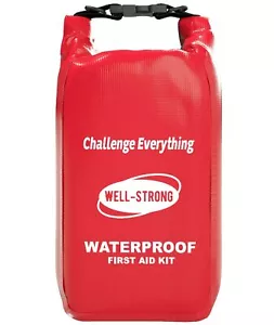 WELL-STRONG Waterproof First Aid Kit Roll Top Boat Emergency Kit with Waterpr... - Picture 1 of 8