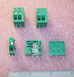 QTY (10) 1 POSITION SCREW TERMINAL BLOCKS 5mm 1700008 FRONT 2.5-H/SA5 PHOENIX - Picture 1 of 6