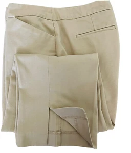 Ruby Rd Favorites Women's Pants Khaki Beige Stretch Crop Cotton Pockets Size 6 - Picture 1 of 9