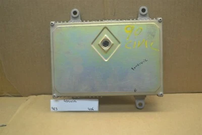 Unidade de controle de motor Honda Civic 1990 ECU 37820PM5A160 módulo 406-9e3 - Imagem 1 de 3