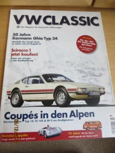 VW Classic 2012 Das Magazin für historische Volkswagen 50 Jahre Karmann - Bild 1 von 10