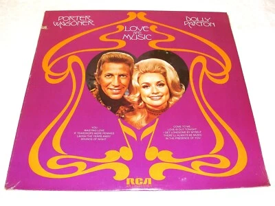 Porter Wagoner, Dolly Parton "Love and Music" 1973 Country LP, SEALED!, Original - Image 1 of 2