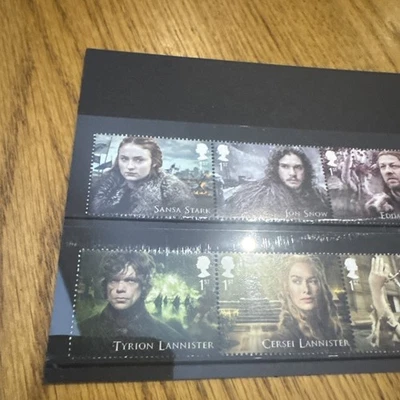 2018 Game Of Thrones 551 Royal Mail Stamps MINT Presentation Pack  - Image 1 of 4