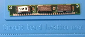 1MB 30-Pin SIMM RAM (GoldStar, GM71C4400BJ70 FPM 70ns, Parity) – Tested - Picture 1 of 2