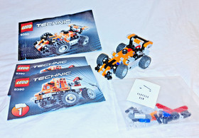 2012 LEGO TECHNIC 2 IN 1 SET 9390 MINI TOW TRUCK BUGGY COMPLETE + MANUAL