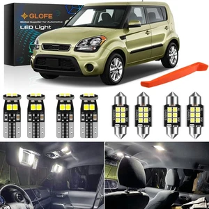 LED Interior Light Kit for Kia Soul 2009-2013 White Dome Lights Bulbs Upgrade - Picture 1 of 9