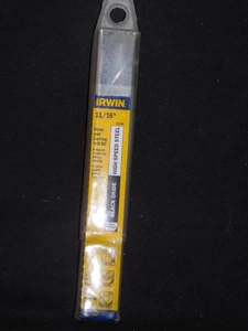 Irwin - 91144 - 11/16" x 6" - Schnellarbeitsstahl - Schwarzoxid - kostenloser Versand - Bild 1 von 1