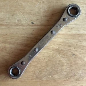 Williams Tools 3/8" x 7/16" Ratcheting Box End Wrench 6 Point RB-1214 USA - Bild 1 von 12